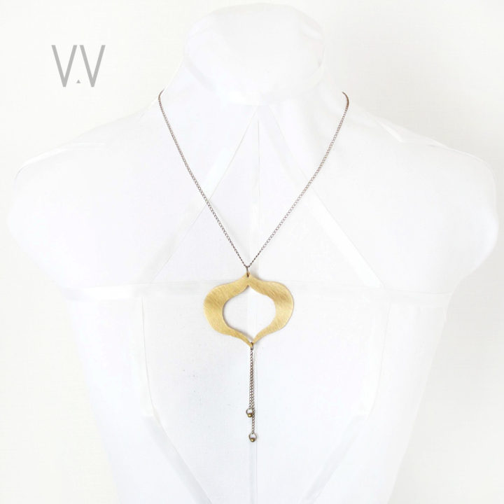 The Empress Necklace || Minimal || Brass